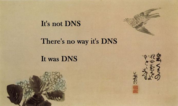 It's not DNS – There's no way it's DNS – It was DNS